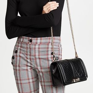 Rebecca Minkoff Chevron quilted love crossbody bag